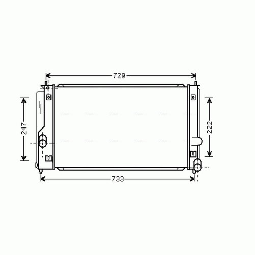 Radiator for toyota - radiator, celica